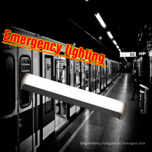 Emergency backup 3hours ip65 shatterproof seamless link 50w 5ft led tri-proof linear light